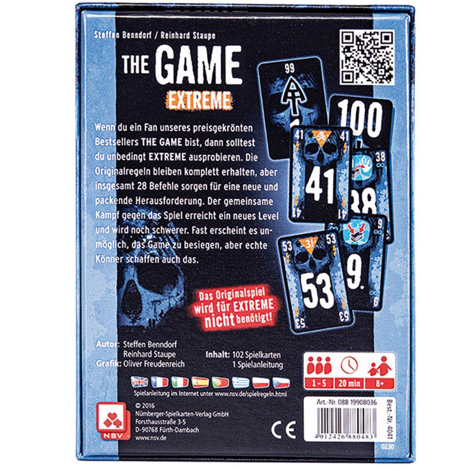 Bild: 4012426880483 | The Game Extreme. Kartenspiel | Steffen Benndorf (u. a.) | Spiel