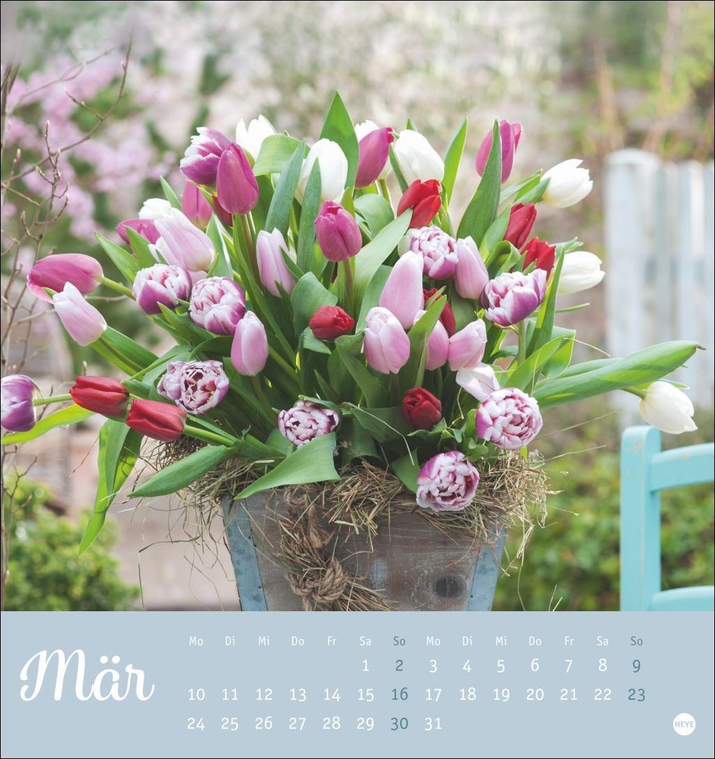 Bild: 9783756406937 | Herzliche Blumengrüße Postkartenkalender 2025 | Heye | Kalender | 2025