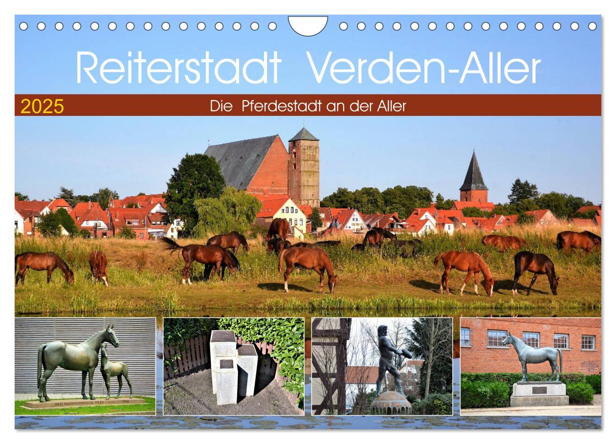 Cover: 9783435491759 | Reiterstadt Verden - Aller (Wandkalender 2025 DIN A4 quer),...