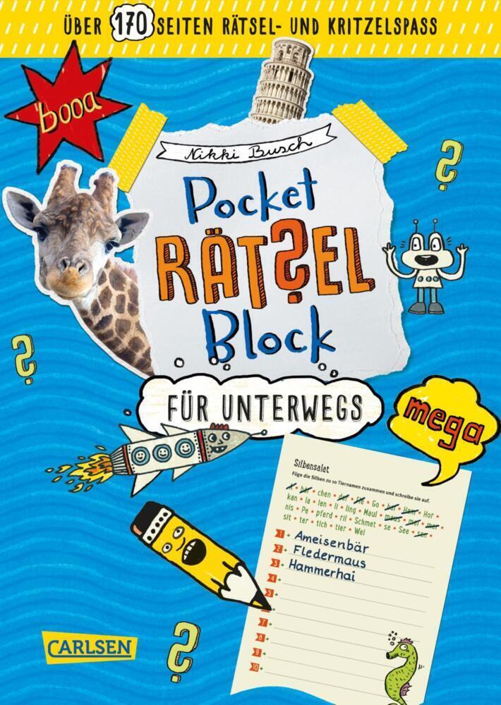 Cover: 9783551181329 | Pocket-Rätsel-Block: Rätsel für unterwegs | Nikki Busch | Taschenbuch