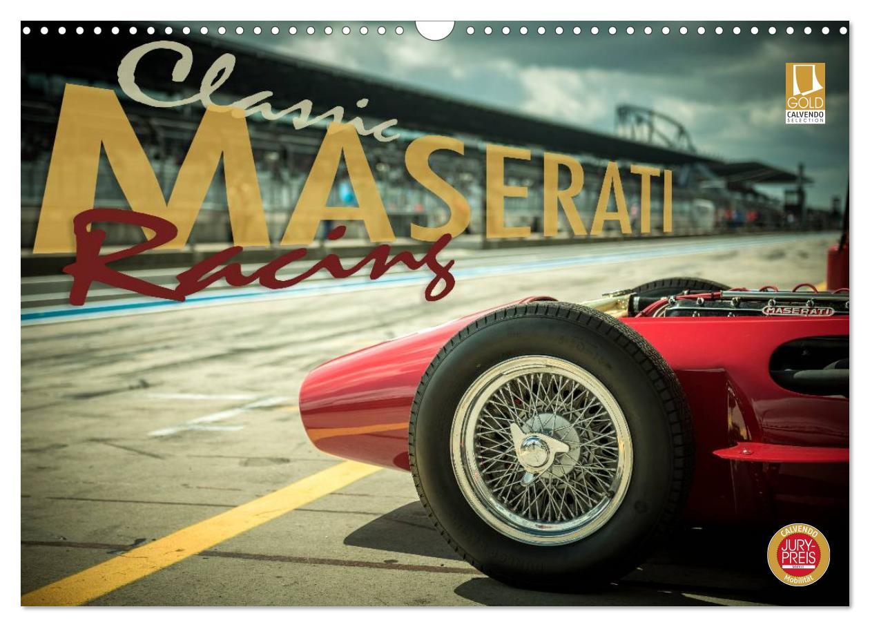 Cover: 9783435476176 | Classic Maserati Racing (Wandkalender 2025 DIN A3 quer), CALVENDO...