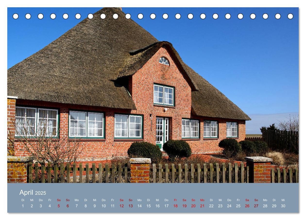 Bild: 9783435453474 | Westerhever (Tischkalender 2025 DIN A5 quer), CALVENDO Monatskalender