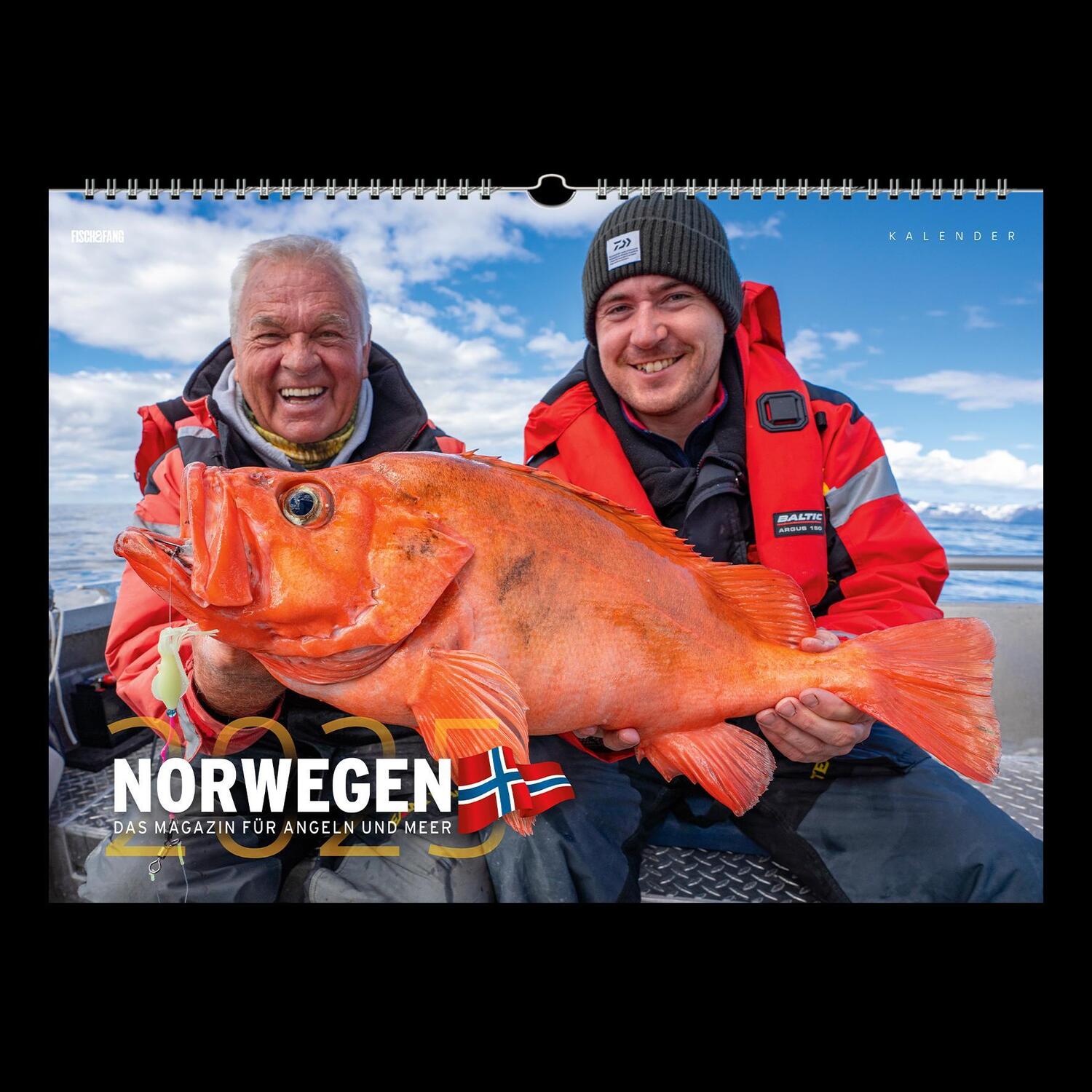 Cover: 9783897152724 | Norwegen Kalender 2025 | FISCH UND FANG | Redaktion Fisch &amp; Fang