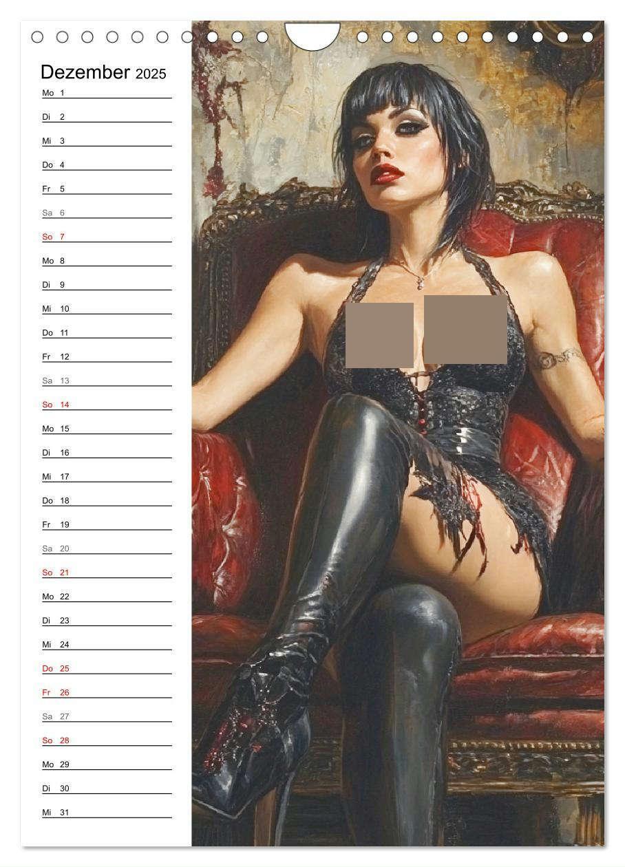 Bild: 9783457207062 | Sinnliche Kunst. Erotische Frauen Paintings (Wandkalender 2025 DIN...