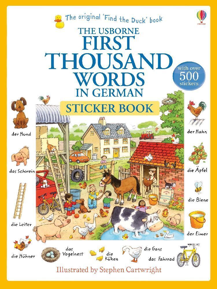 Cover: 9781409580249 | First Thousand Words in German Sticker Book | Heather Amery | Buch