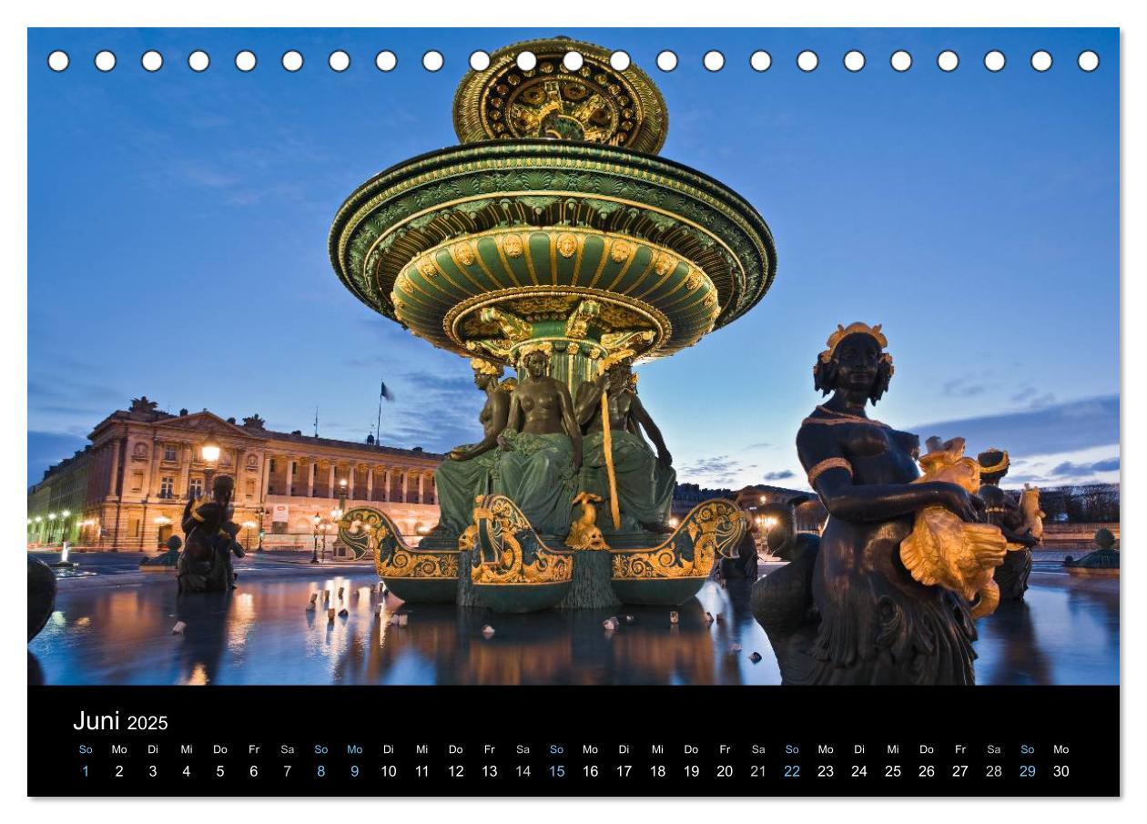 Bild: 9783435564897 | Paris bei Nacht 2025 (Tischkalender 2025 DIN A5 quer), CALVENDO...