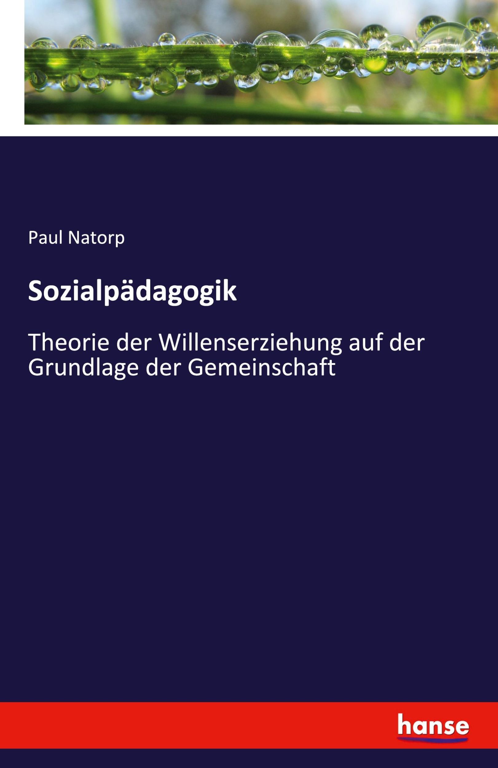 Cover: 9783741113826 | Sozialpädagogik | Paul Natorp | Taschenbuch | Paperback | 360 S.