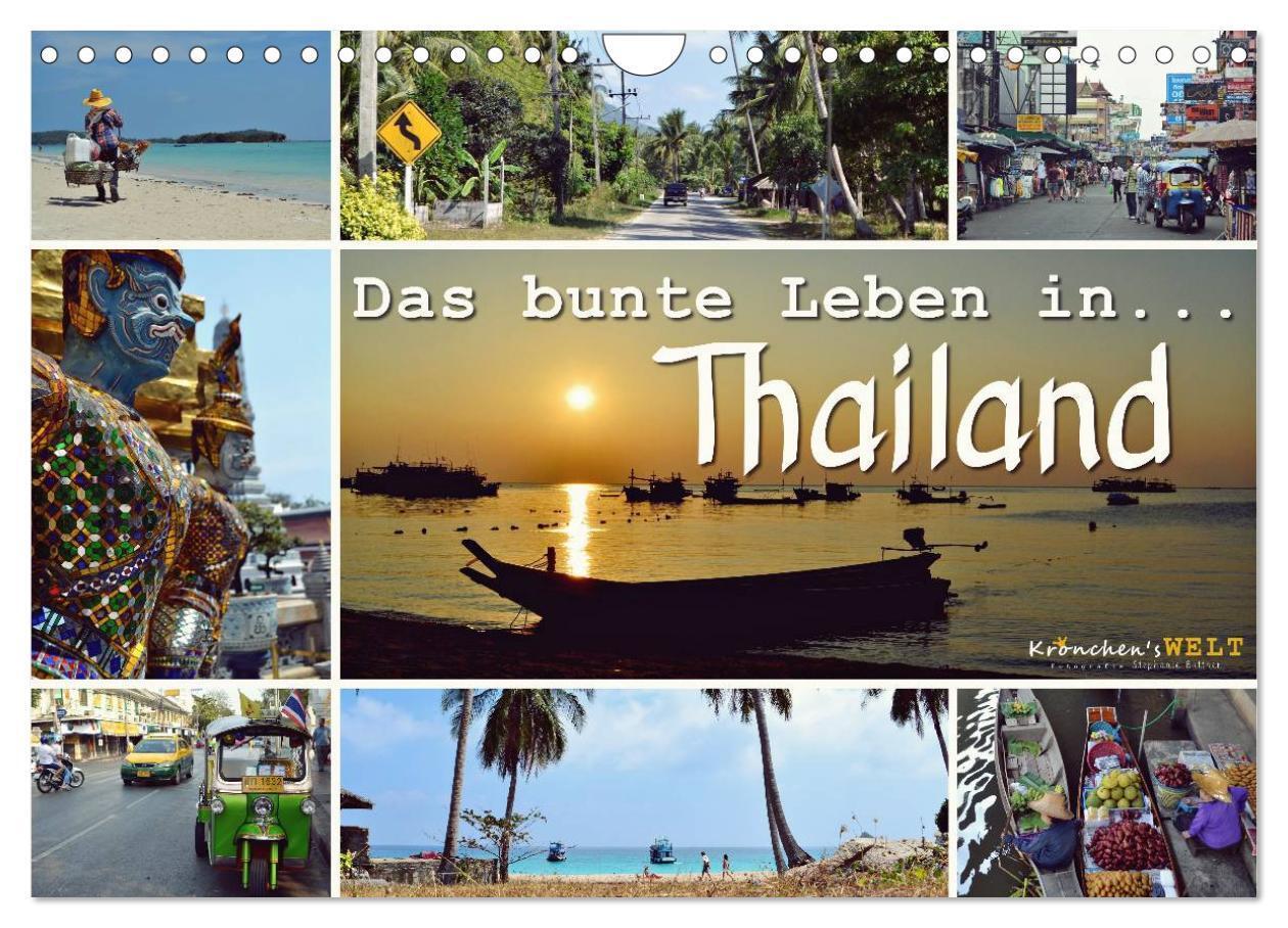 Cover: 9783435670307 | Das bunte Leben in Thailand (Wandkalender 2025 DIN A4 quer),...