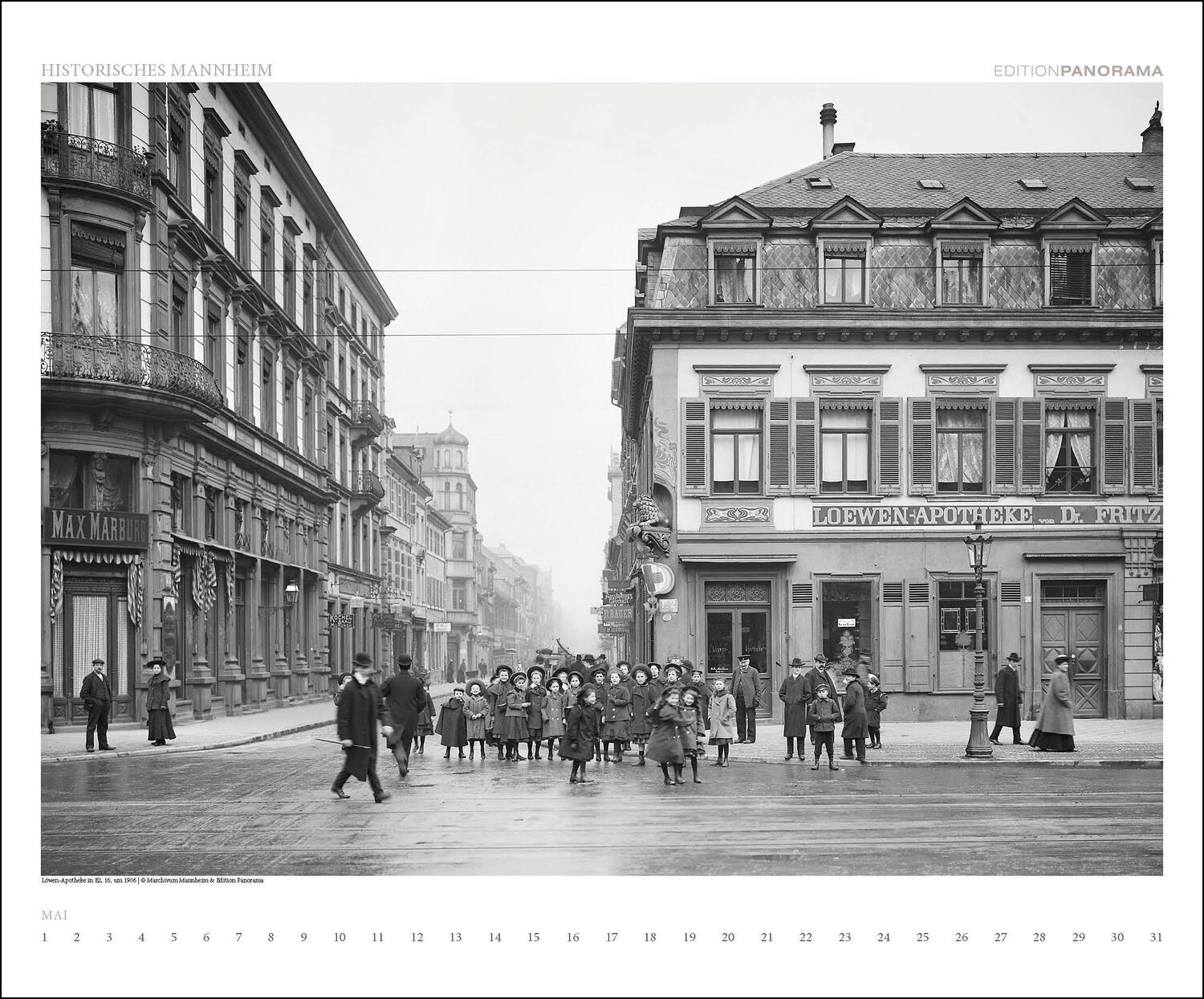 Bild: 9783898236331 | Historisches Mannheim. Die Quadratestadt um 1900 | Kalender | XIV