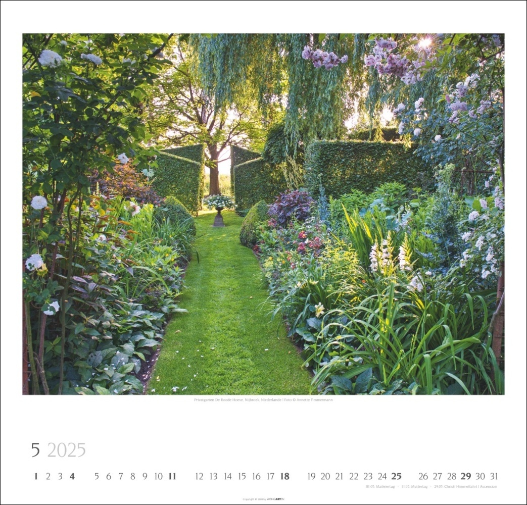 Bild: 9783839900307 | Gartenträume Kalender 2025 | Annette Timmermann | Kalender | 14 S.