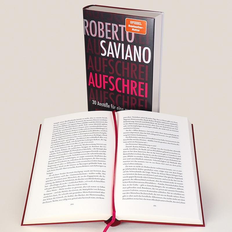 Bild: 9783446273047 | Aufschrei | 30 Anstöße für eine mutigere Welt | Roberto Saviano | Buch