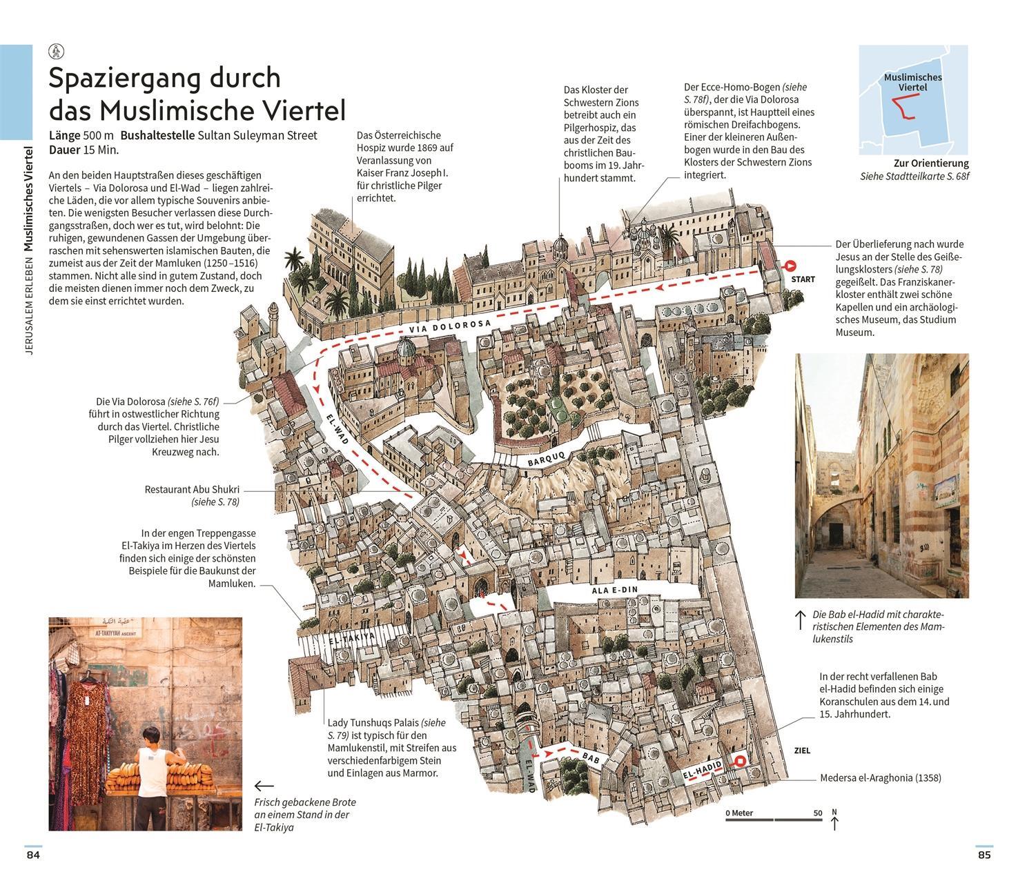 Bild: 9783734207389 | Vis-à-Vis Reiseführer Jerusalem, Israel, Westjordanland &amp; Petra | Buch