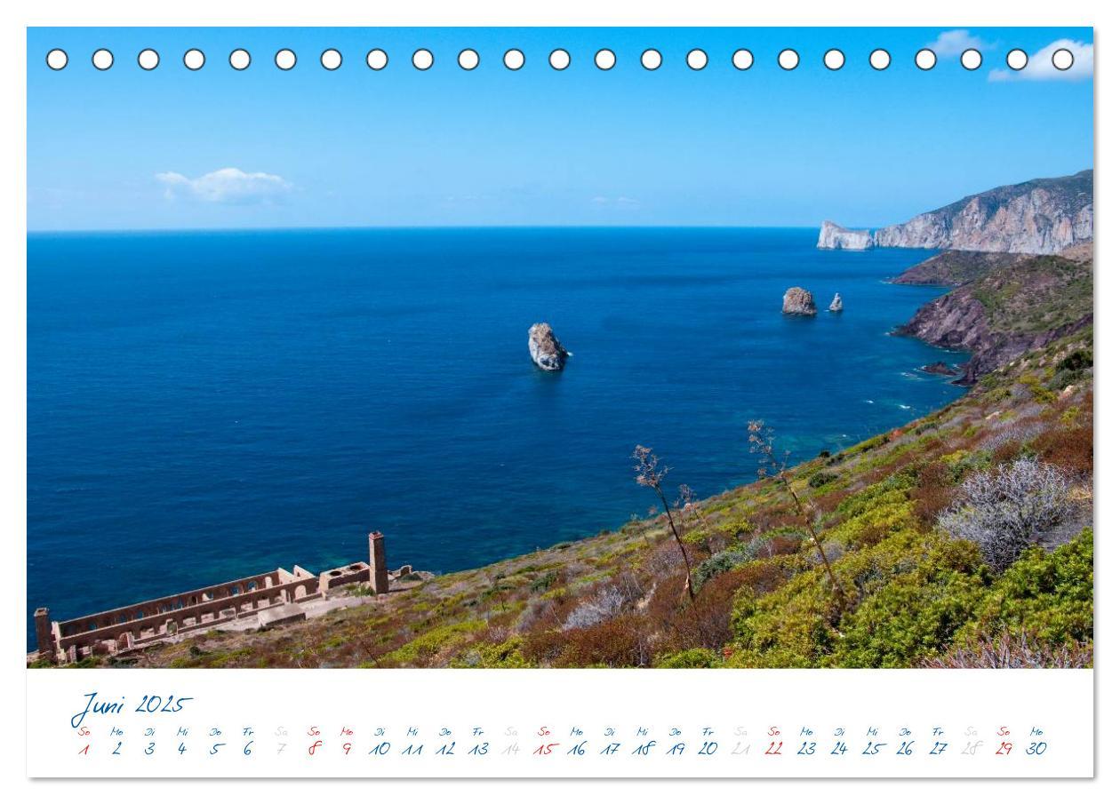 Bild: 9783435738328 | Sardinien (Tischkalender 2025 DIN A5 quer), CALVENDO Monatskalender