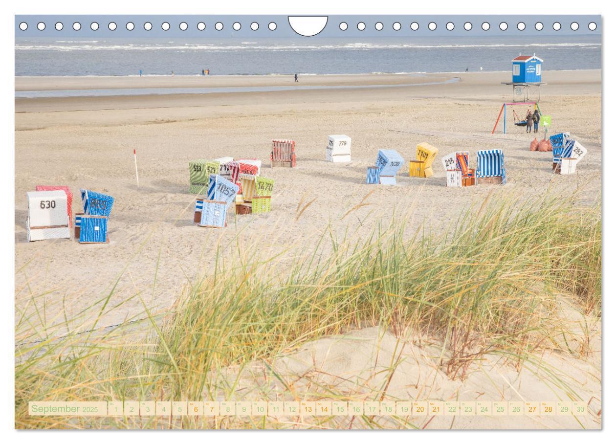 Bild: 9783435073993 | Am Strand von Langeoog (Wandkalender 2025 DIN A4 quer), CALVENDO...