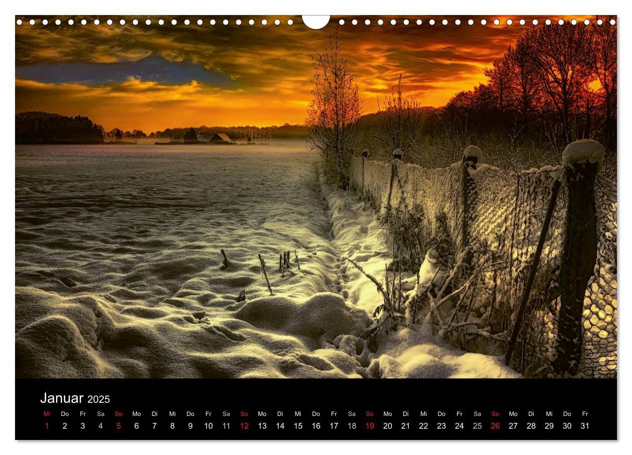 Bild: 9783435702732 | Die Farben des Niederrheins (Wandkalender 2025 DIN A3 quer),...