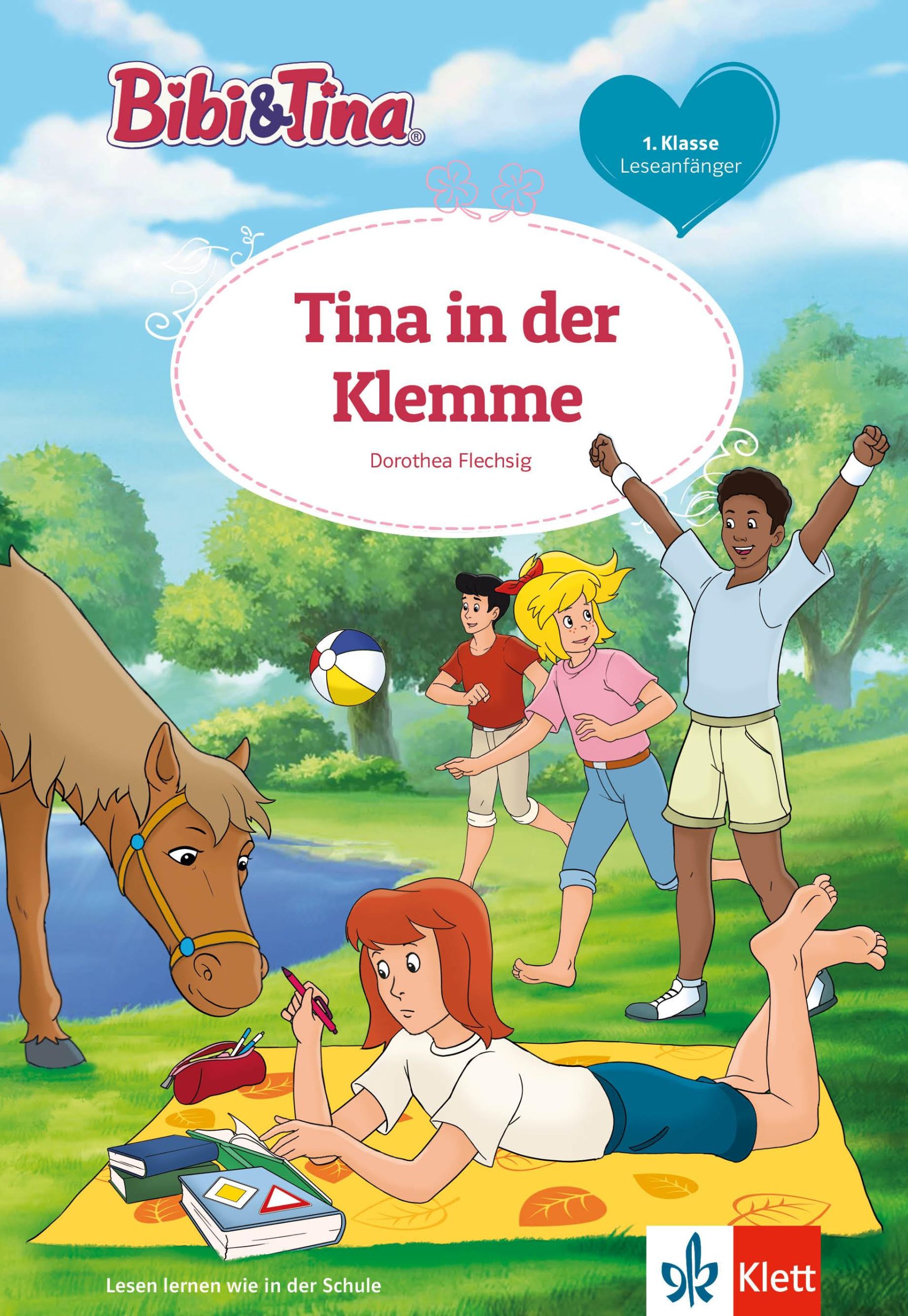 Cover: 9783129496930 | Bibi &amp; Tina: Tina in der Klemme | Leseanfänger 1. Klasse, ab 6 Jahren