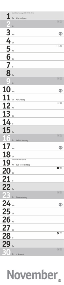 Bild: 9783756406340 | Langplaner, silber 2025 | Kalender | Spiralbindung | 13 S. | Deutsch