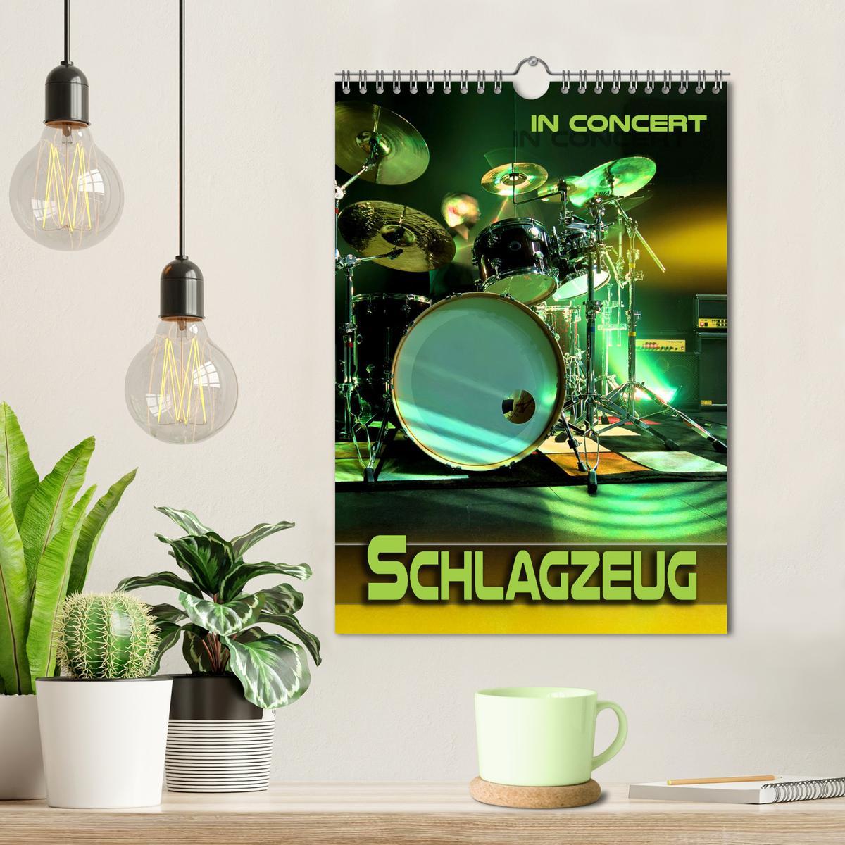 Bild: 9783435909902 | Schlagzeug in Concert (Wandkalender 2025 DIN A4 hoch), CALVENDO...