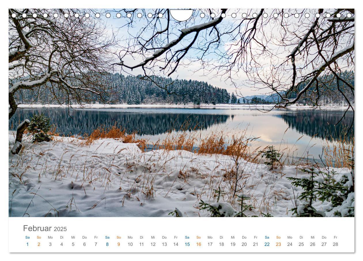 Bild: 9783457142318 | Rennsteig - Weitwanderweg (Wandkalender 2025 DIN A4 quer), CALVENDO...