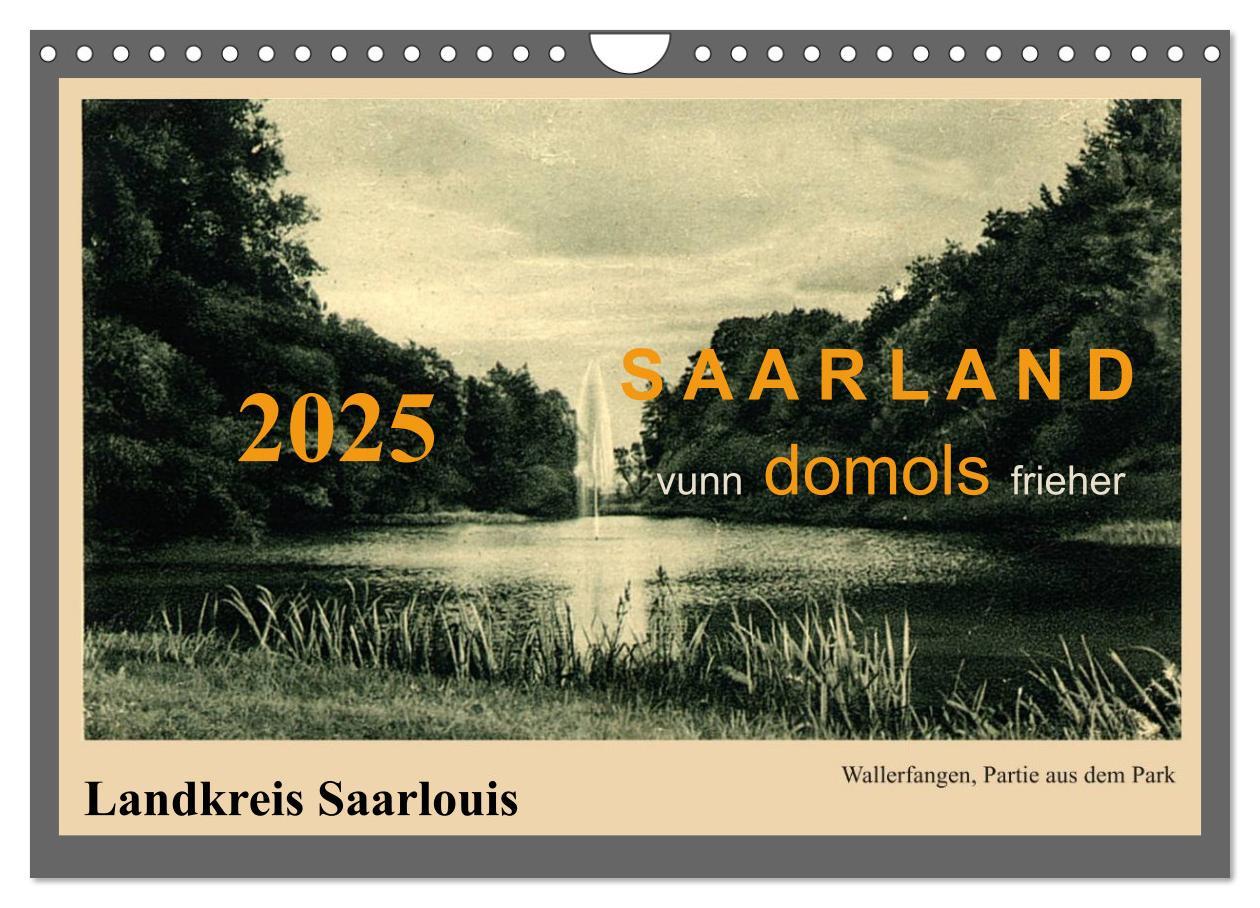 Cover: 9783435540631 | Saarland - vunn domols (frieher), Landkreis Saarlouis (Wandkalender...