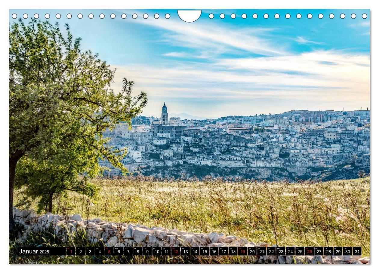 Bild: 9783435466702 | Matera (Wandkalender 2025 DIN A4 quer), CALVENDO Monatskalender | 2025