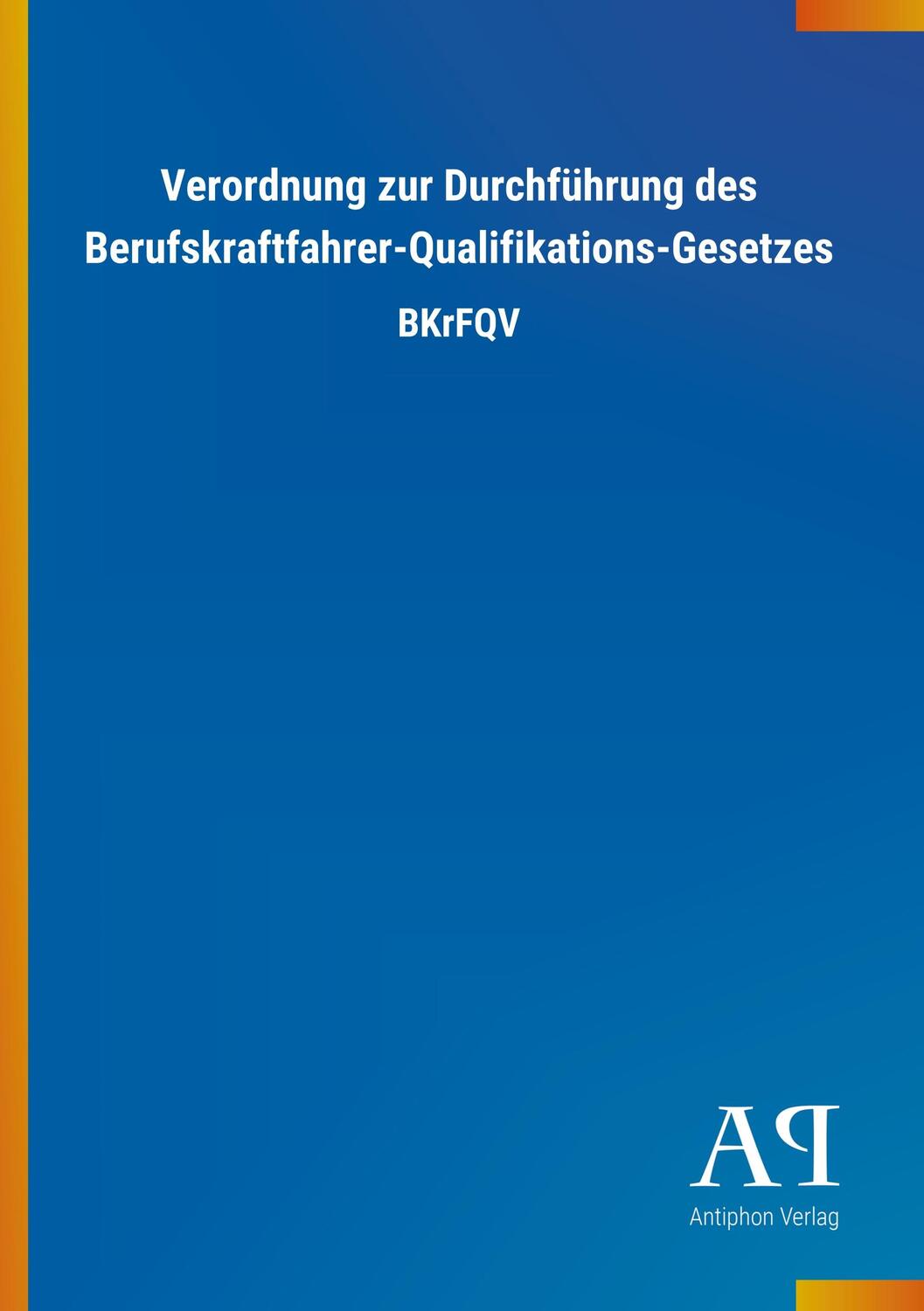 Cover: 9783731443742 | Verordnung zur Durchführung des...