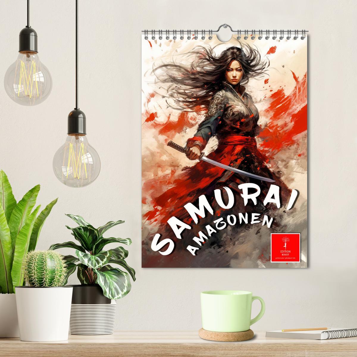 Bild: 9783435844371 | Samurai Amazonen (Wandkalender 2025 DIN A4 hoch), CALVENDO...