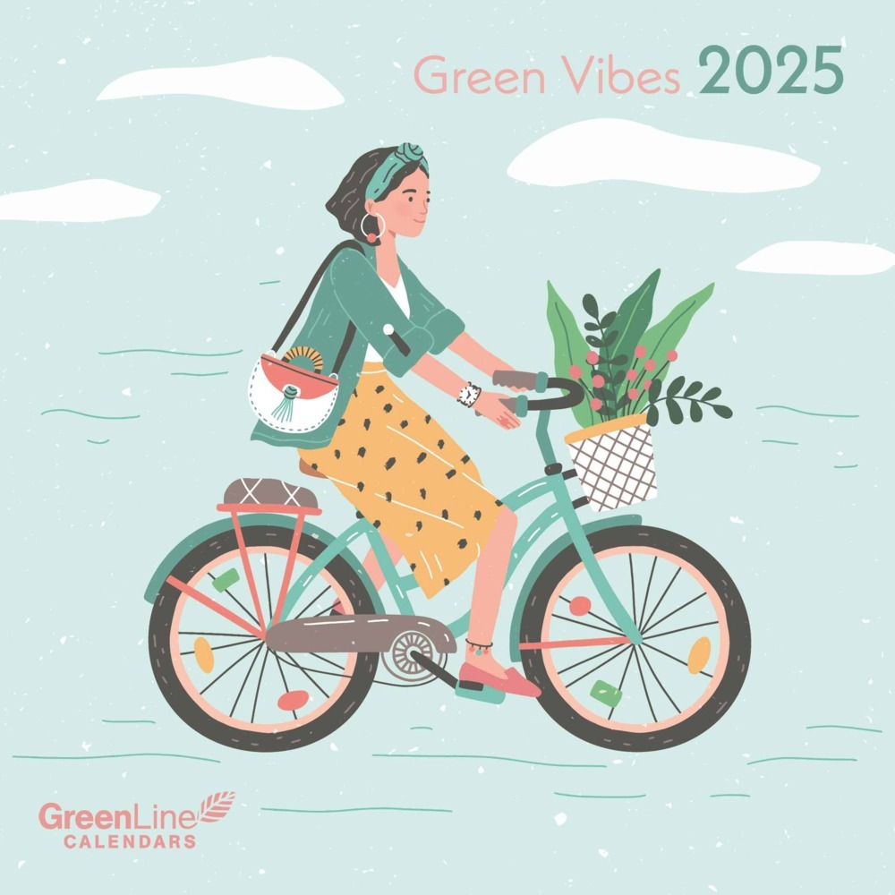 Cover: 4002725981738 | GreenLine - Green Vibes 2025 Broschürenkalender, 30x30cm,...