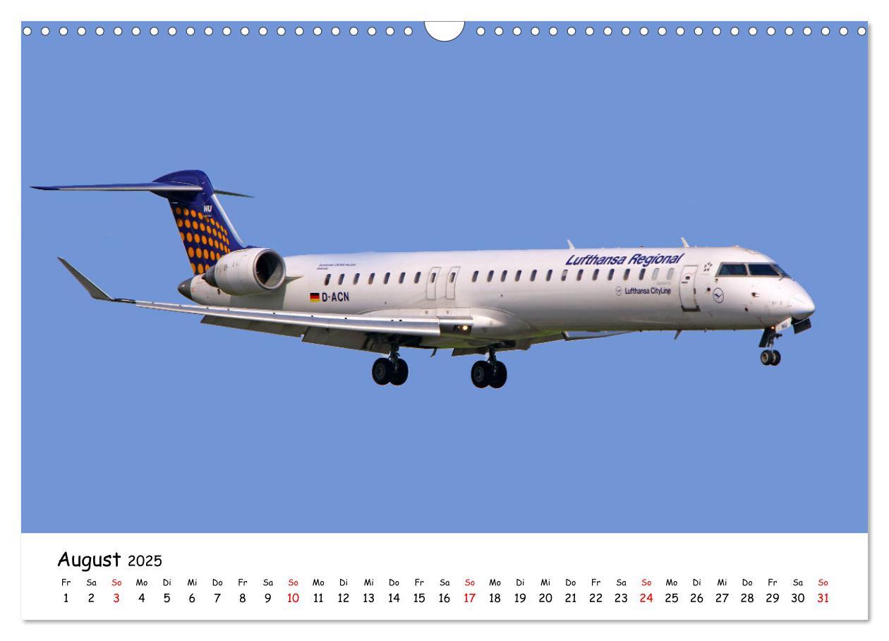 Bild: 9783435070411 | Flugzeuge am blauen Himmel (Wandkalender 2025 DIN A3 quer),...