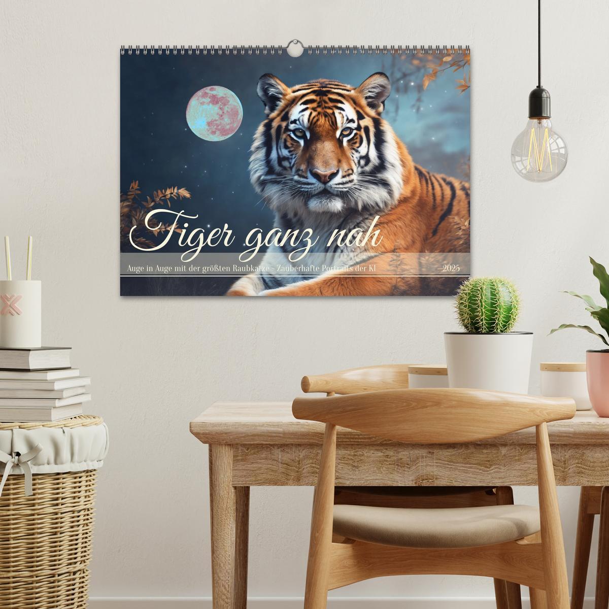 Bild: 9783383814143 | Tiger ganz nah (Wandkalender 2025 DIN A3 quer), CALVENDO...