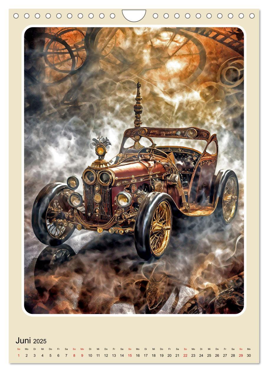 Bild: 9783383801624 | Steampunk Mobilität (Wandkalender 2025 DIN A4 hoch), CALVENDO...