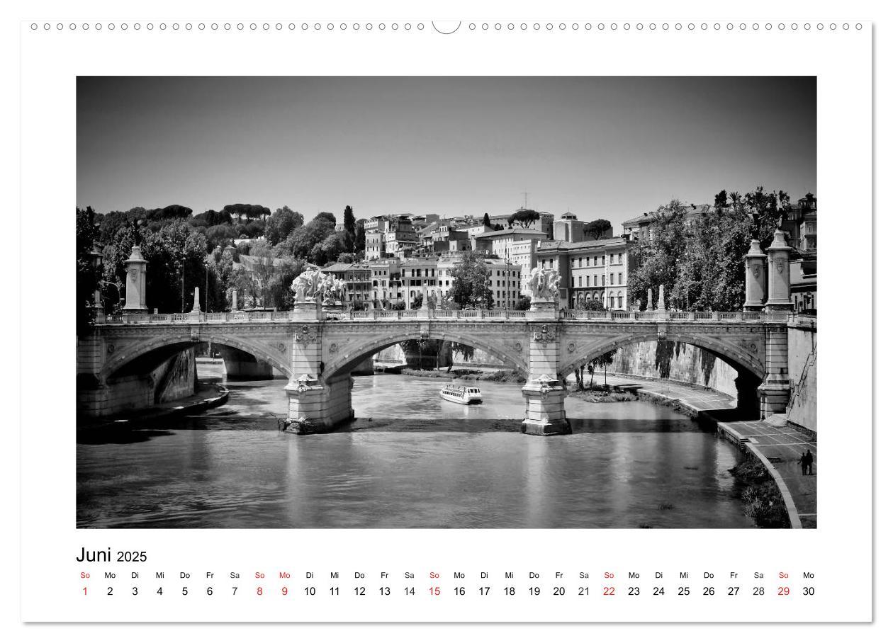 Bild: 9783435580194 | ROM Monochrom (Wandkalender 2025 DIN A2 quer), CALVENDO Monatskalender