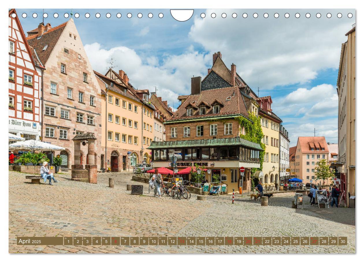 Bild: 9783435299683 | Nürnberg - Historische Altstadt (Wandkalender 2025 DIN A4 quer),...