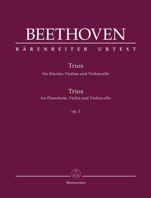 Cover: 9790006575428 | Trios für Klavier, Violine und Violoncello op. 1 | Beethoven | Deutsch