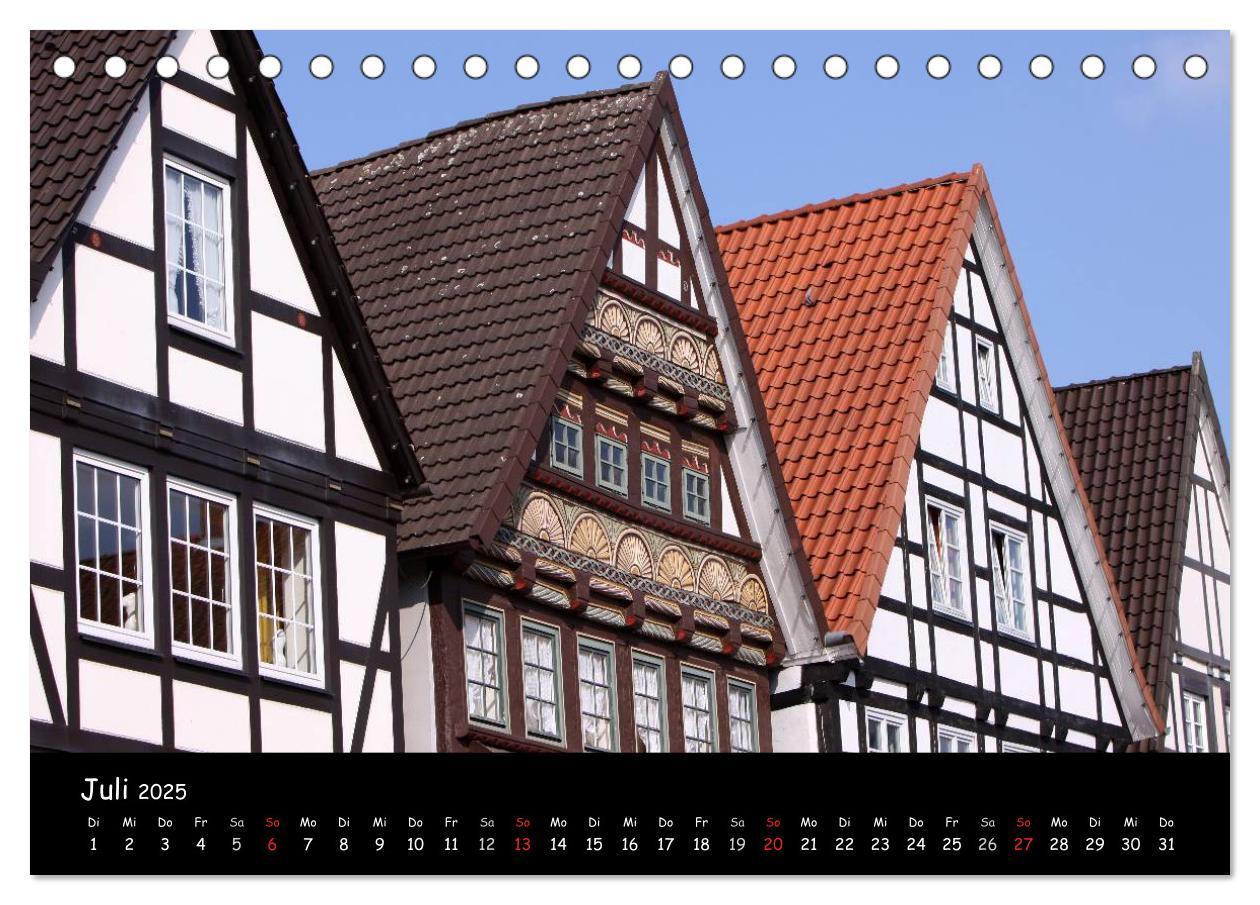 Bild: 9783435834662 | Rinteln (Tischkalender 2025 DIN A5 quer), CALVENDO Monatskalender