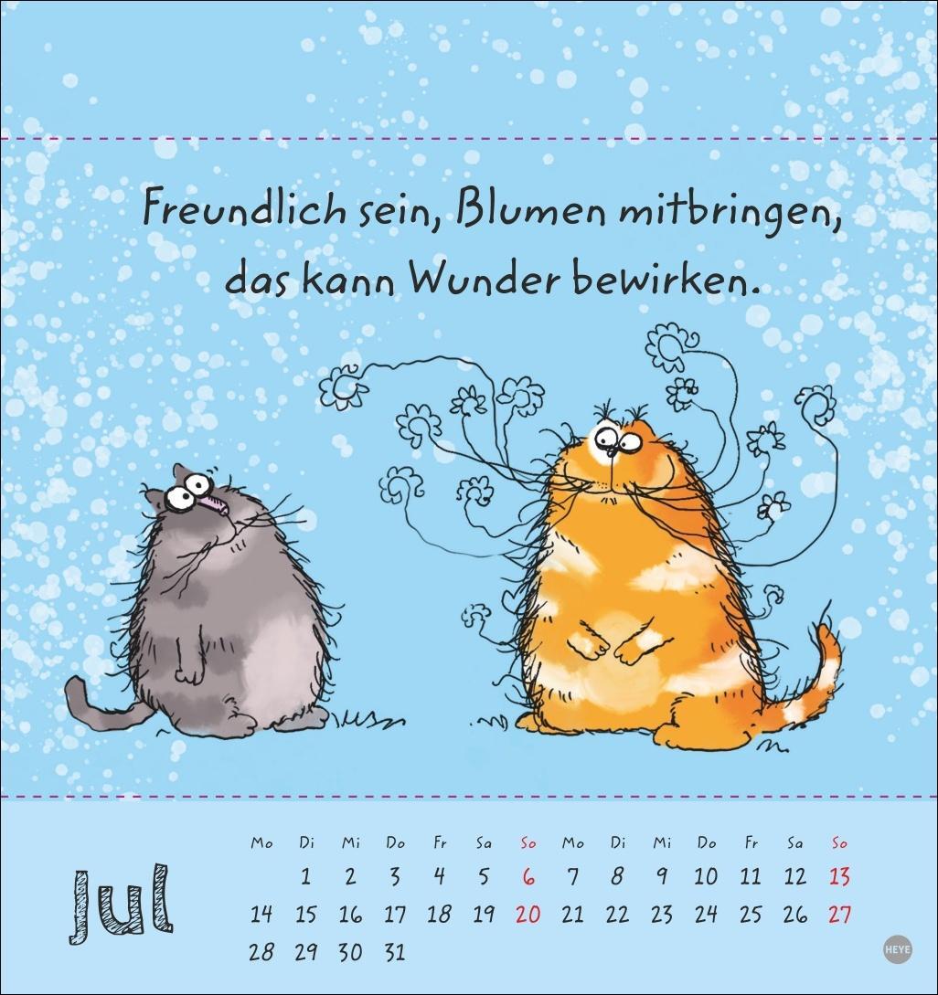 Bild: 9783756406951 | Catzz Postkartenkalender 2025 | Kalender | Postkartenkalender Heye