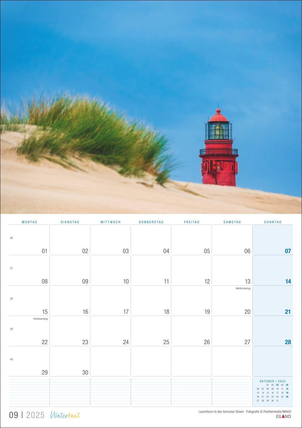 Bild: 9783964023506 | Waterkant Kalender 2025 | Eiland | Kalender | 13 S. | Deutsch | 2025