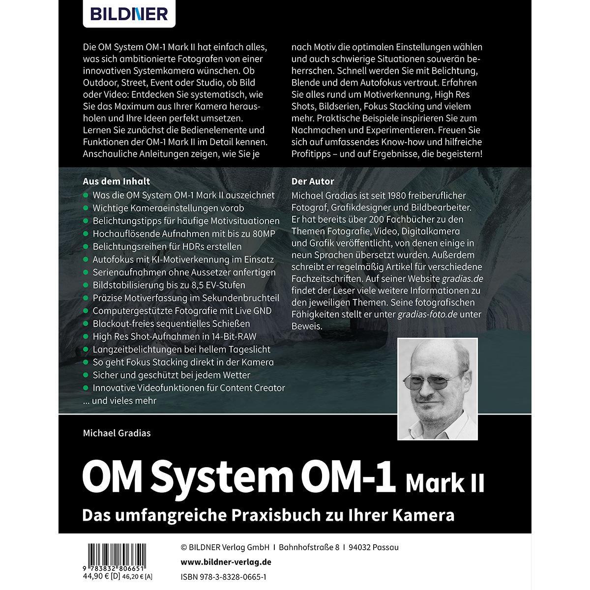 Rückseite: 9783832806651 | OM System OM-1 Mark II | Das umfangreiche Praxisbuch zu Ihrer Kamera!