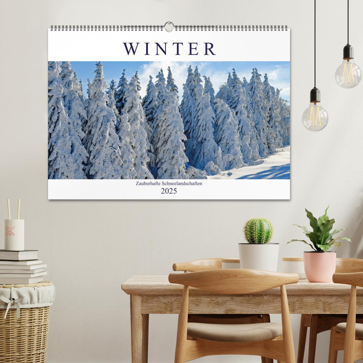 Bild: 9783435316861 | Winter. Zauberhafte Schneelandschaften (Wandkalender 2025 DIN A2...