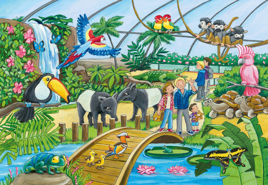 Bild: 4005556078066 | Ravensburger Kinderpuzzle - 07806 Willkommen im Zoo - Puzzle für...