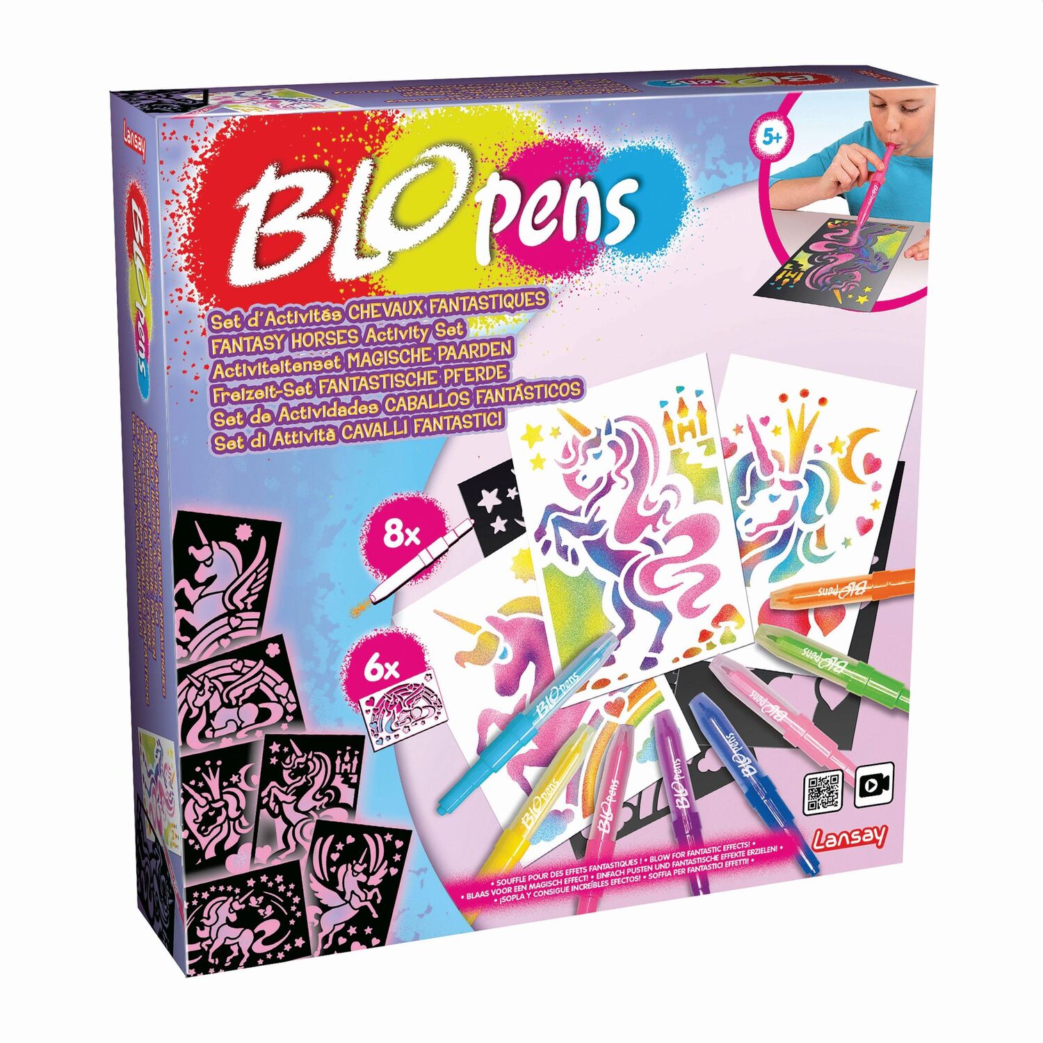 Cover: 3181860235041 | Blopens Sprühstifteset Einhorn | Lansay | Spiel | Brettspiel | 3223504