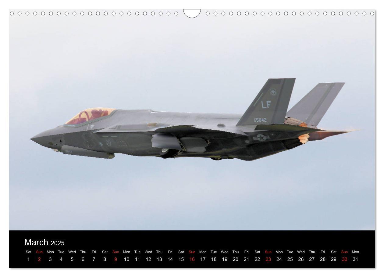 Bild: 9781325951314 | Lockheed Martin F35 Stealth Fighter (Wall Calendar 2025 DIN A3...