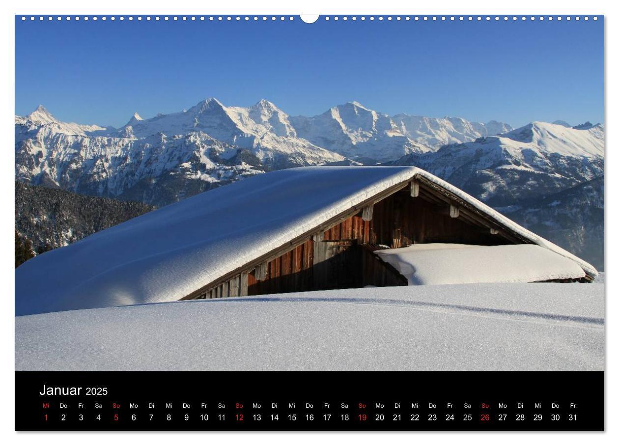 Bild: 9783435770267 | Berner Oberland (Wandkalender 2025 DIN A2 quer), CALVENDO...