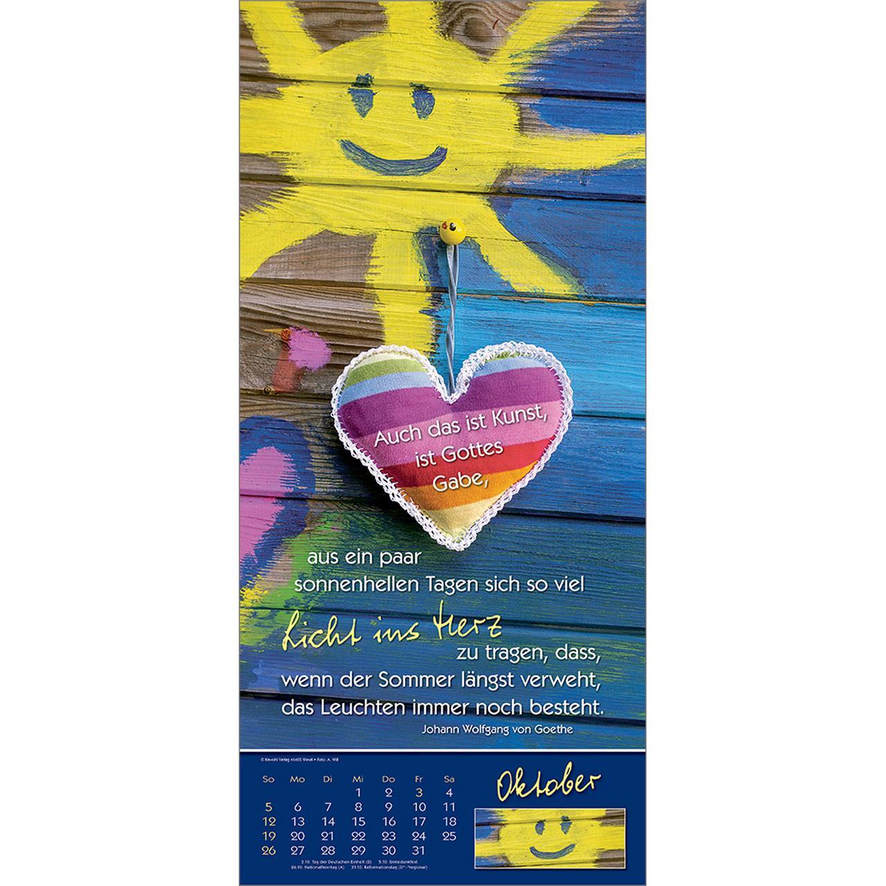 Bild: 9783754858554 | Augenblicke 2025 | Symbol-Kalender | Anke Will | Kalender | 14 S.