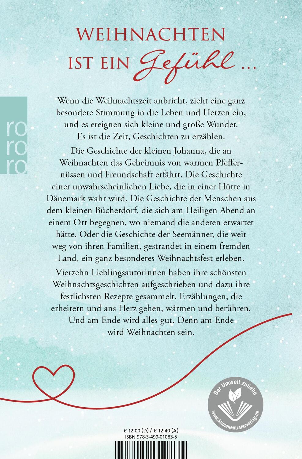 Rückseite: 9783499010835 | Ein ganzes Herz voll Weihnachten | Lea Daume | Taschenbuch | 352 S.