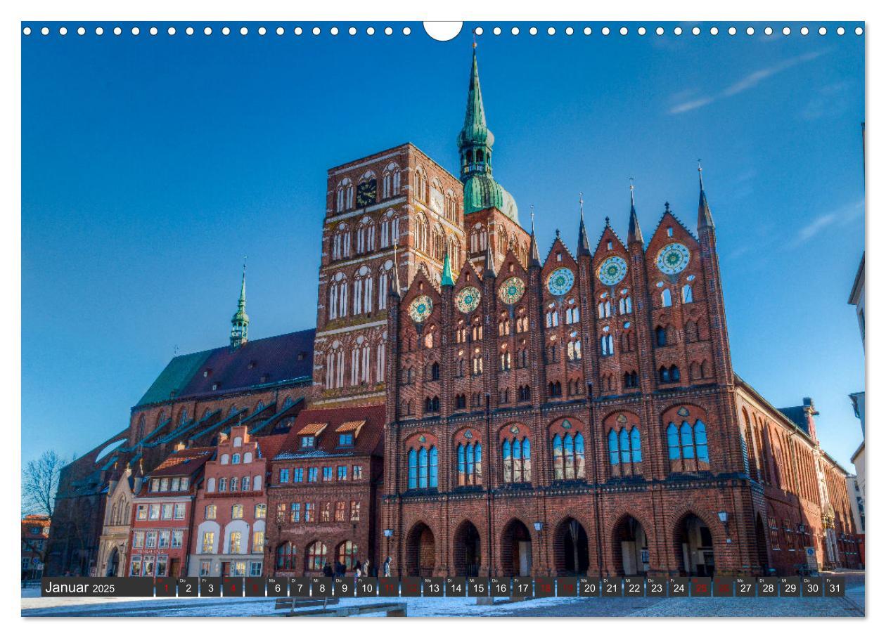 Bild: 9783435010929 | Stralsund, Eine Perle an der Ostsee (Wandkalender 2025 DIN A3...