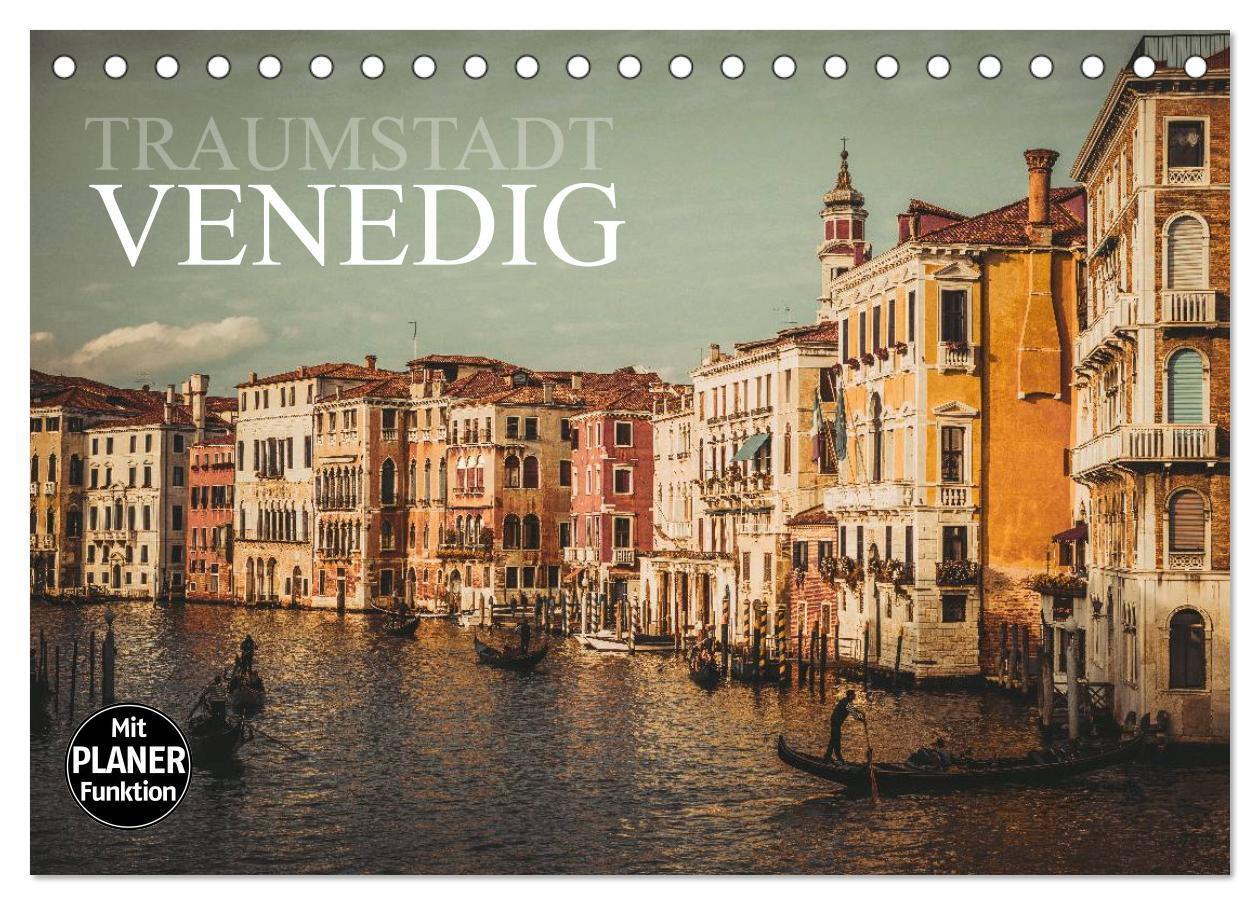 Cover: 9783435534845 | Traumstadt Venedig (Tischkalender 2025 DIN A5 quer), CALVENDO...