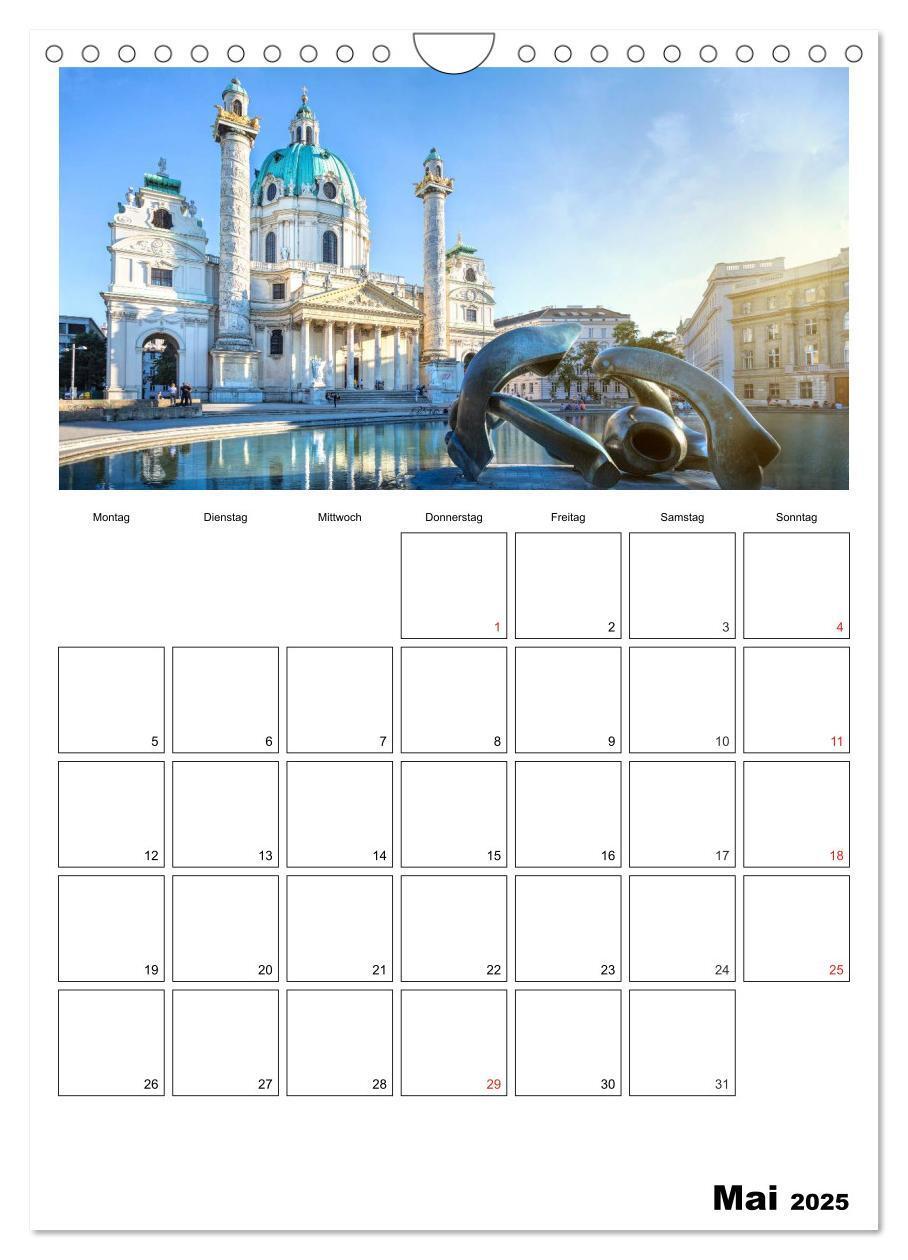 Bild: 9783457011379 | Mein Wien. Juwel an der Donau (Wandkalender 2025 DIN A4 hoch),...