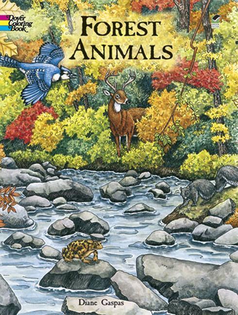 Cover: 9780486413167 | Forest Animals Coloring Book | Dianne Gaspas | Taschenbuch | Englisch