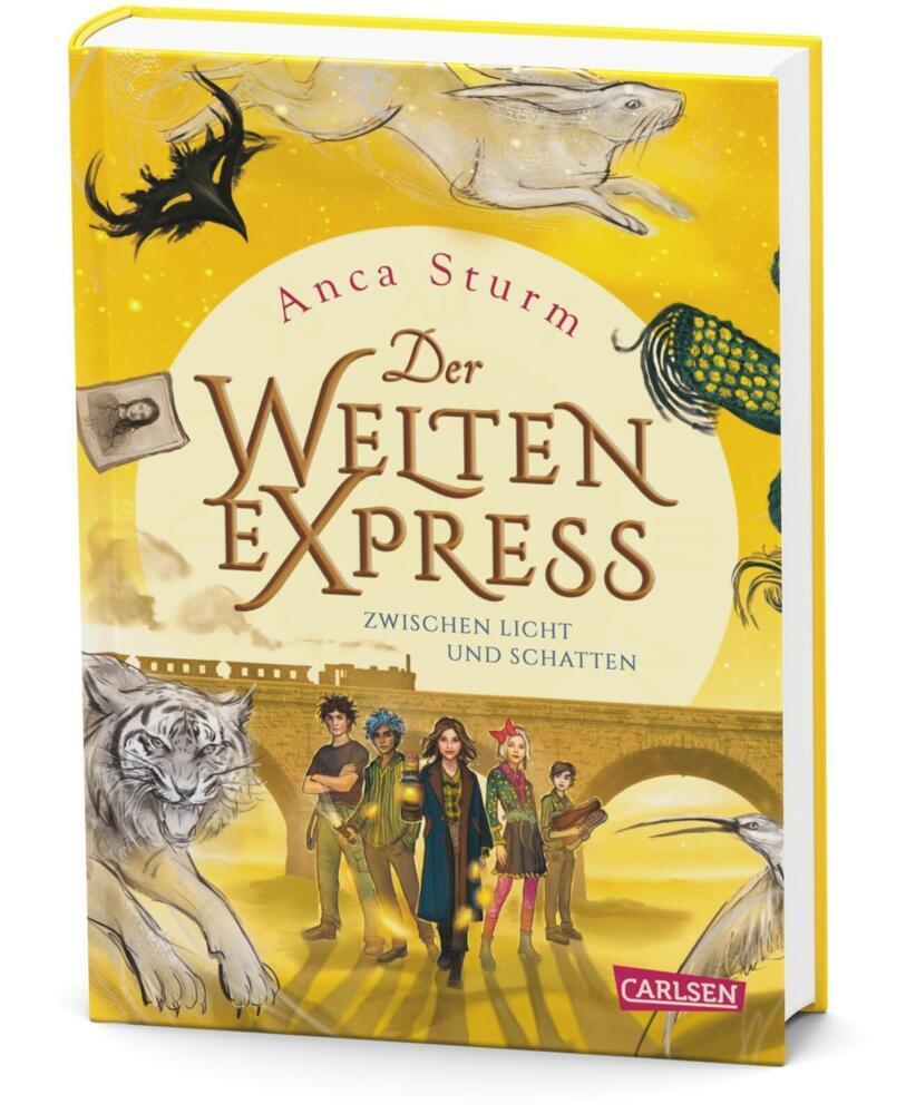 Cover: 9783551654120 | Zwischen Licht und Schatten (Der Welten-Express 2) | Anca Sturm | Buch